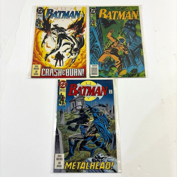 Batman #483, #485, #486 DC Comics Book Lot NM 1992 - Picture 1 of 1